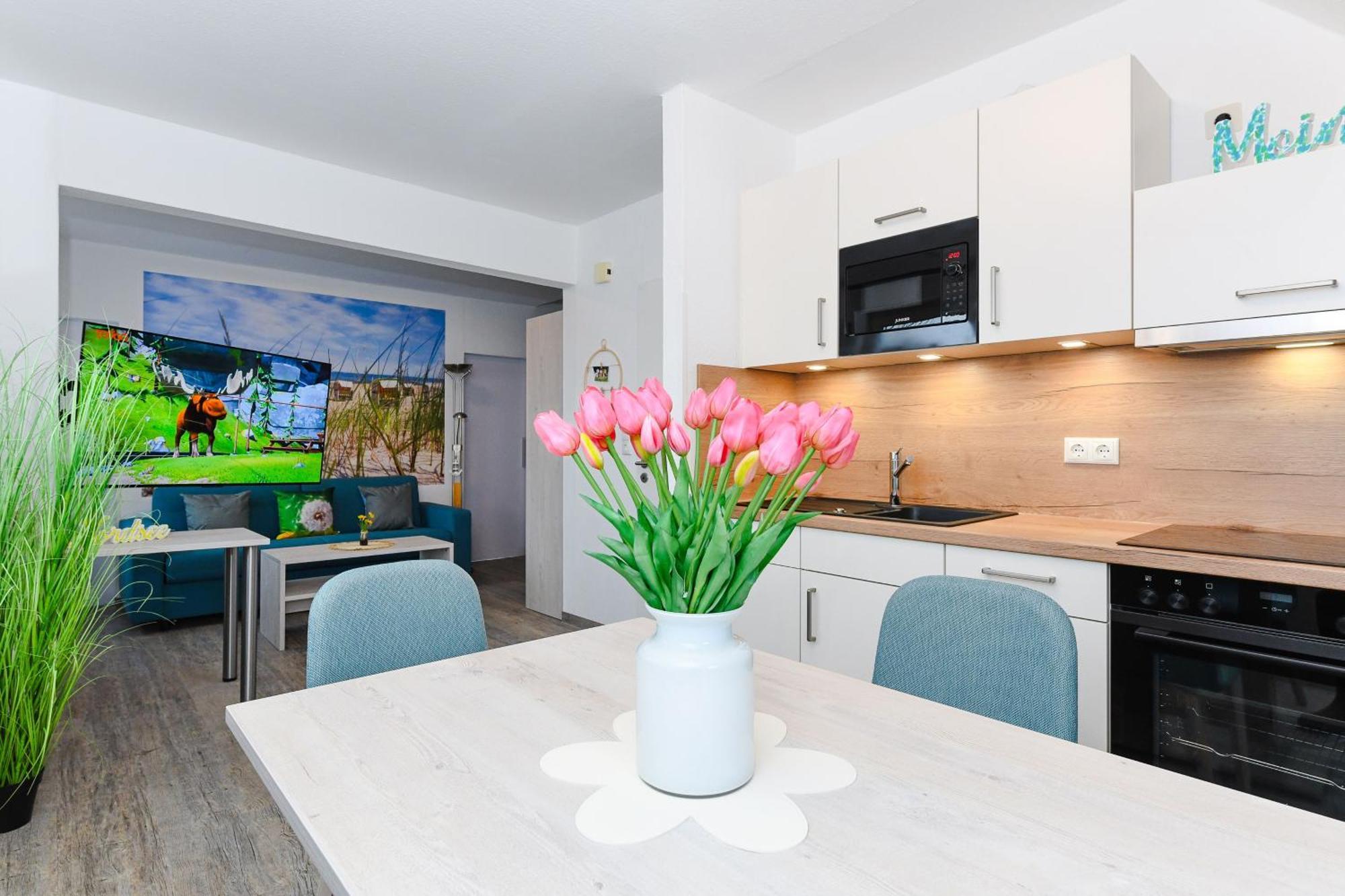 Ferienwohnungen Im Haus Strandkorb เบนซาซิเออ ภายนอก รูปภาพ
